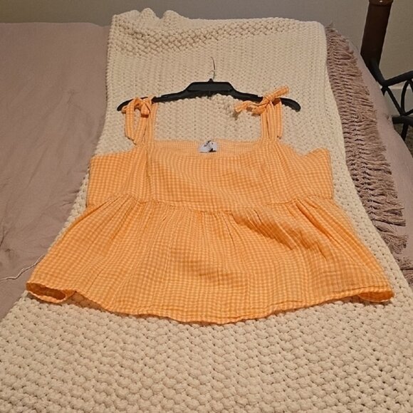 Old Navy Orange Tiered Camisole - Picture 4 of 5